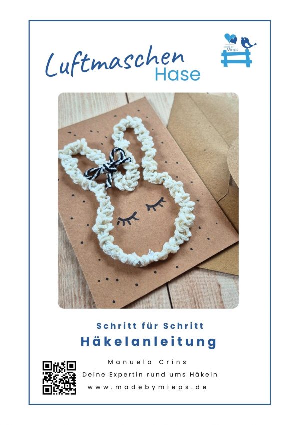 Häkelanleitung Luftmaschenhase – Osterdeko häkeln für Anfänger (PDF Download)