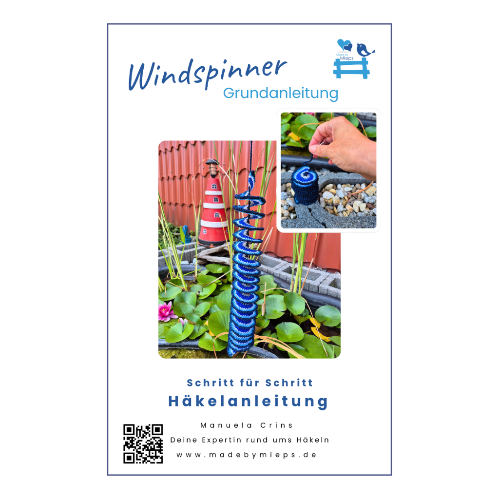Häkelanleitung Windspinner – Grundanleitung als PDF Download