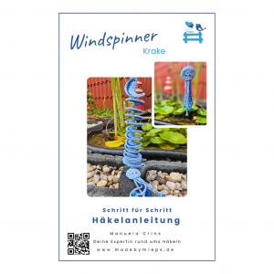 Häkelanleitung Windspinner Krake – als PDF Download